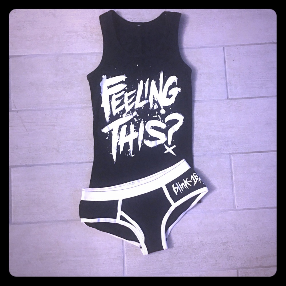 Blink182 Feeling This Tank and Panty Set
